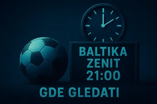 Baltika - Zenit: satnica i gde pratiti prenos